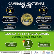 Caminata nocturna ruta Granada