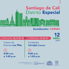 Socializaci&oacute;n comunas 14,16,17,18 y 21