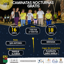 Caminata nocturna ruta San Antonio