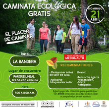 Caminata ecol&oacute;gica ruta La Bandera
