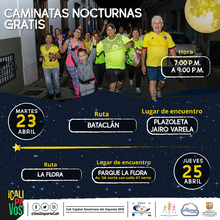 Caminata nocturna ruta Batacl&aacute;n