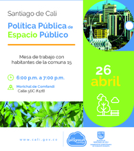 Pol&iacute;tica P&uacute;blica De Espacio P&uacute;blico comuna 15