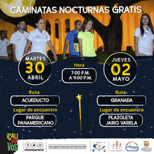 Caminata nocturna ruta Granada