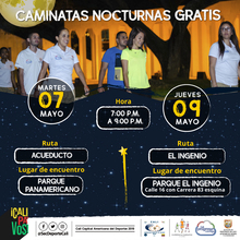 Caminata nocturna ruta El Ingenio