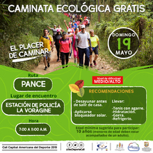 Caminata Ecol&oacute;gica ruta Pance