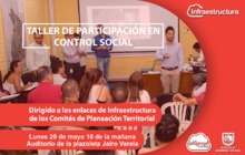 Taller de participaci&oacute;n en control social