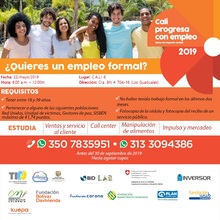 Convocatoria programa de empleo inclusivo