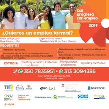 Convocatoria programa de empleo inclusivo