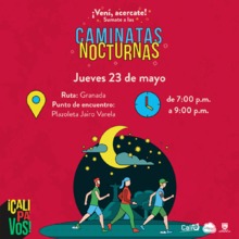 Caminata nocturna ruta Granada