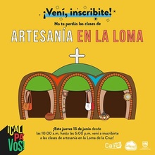 Clases de Artesan&iacute;as en la Loma