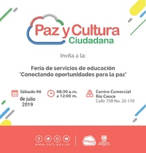 Feria de servicios de educaci&oacute;n "Conectando oportunidades para la paz"