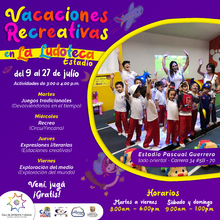 Vacaciones Recreativas en la Ludoteca Estadio 