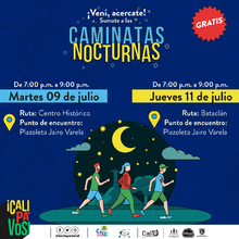 Caminata nocturna ruta Centro Hist&oacute;rico