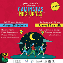 Caminata nocturna ruta El Ingenio