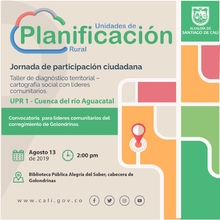 Taller de diagn&oacute;stico territorial -  Golondrinas (UPR 1)