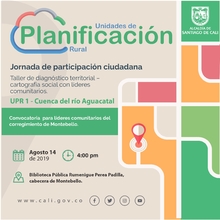 Taller de diagn&oacute;stico territorial - Montebello (UPR 1)