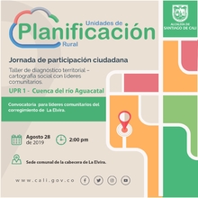 Taller de diagn&oacute;stico territorial - La Elvira (UPR 1)