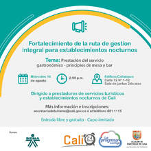 Fortalecimiento de la ruta de gesti&oacute;n integral para establecimientos nocturnos