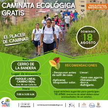 Caminata ecol&oacute;gica ruta La Bandera
