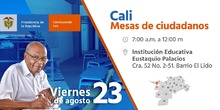 Mesa tem&aacute;tica del Gobierno Nacional en la Instituci&oacute;n Educativa Eustaquio Palacios