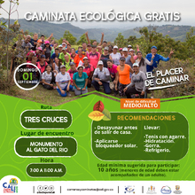 Caminata ecol&oacute;gica ruta Cerro de Tres Cruces