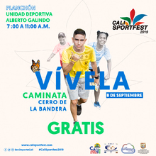 Caminata ruta Cerro de La Bandera - Cali SportFest2019
