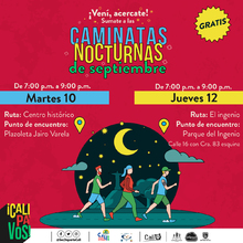 Caminata nocturna ruta Centro Hist&oacute;rico