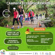 Caminata ecol&oacute;gica ruta Cerro de Tres Cruces