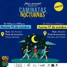 Caminata nocturna ruta Batacl&aacute;n