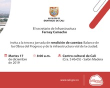 Rendici&oacute;n de cuentas "Balance de las Obras del Progreso y de la infraestructura vial de la ciudad"