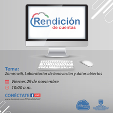 Tercera rendici&oacute;n de cuentas Datic