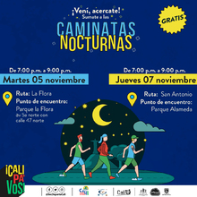 Caminata nocturna ruta San Antonio