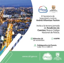 Tercera jornada de Rendici&oacute;n de Cuentas Secretaria de Seguridad y Justicia: Nuevo C&oacute;digo de Polic&iacute;a