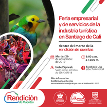 Feria empresarial y de servicios de la industria tur&iacute;stica de Santiago de Cali