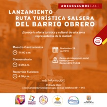 S&eacute; parte del lanzamiento de la Ruta Tur&iacute;stica salsera del barrio Obrero