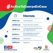 Activa tu cuerpo en casa
