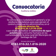 VEEDURIAS CIUDADANAS- CIUDADANA EN GENERAL