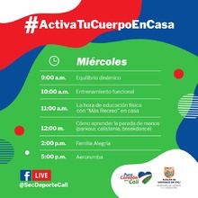 Activa tu cuerpo en casa