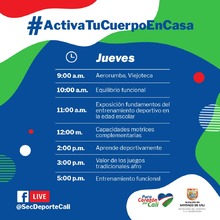 Activa tu cuerpo en casa