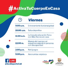 Activa tu cuerpo en casa