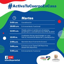 Activa tu cuerpo en casa