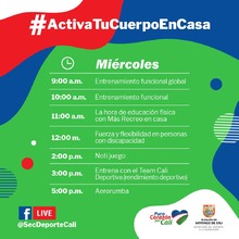 Activa tu cuerpo en casa
