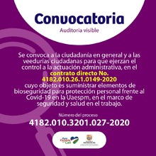 Veedur&iacute;as Ciudadanas