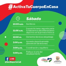 Activa tu cuerpo en casa