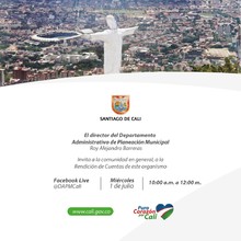 Primera jornada de Rendici&oacute;n de Cuentas del Departamento Administrativo de Planeaci&oacute;n Municipal