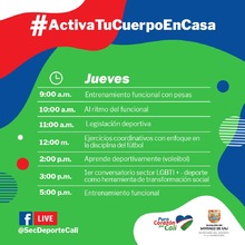Activa tu cuerpo en casa