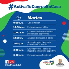 Activa tu cuerpo en casa