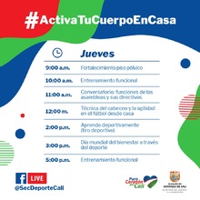 Activa tu cuerpo en casa