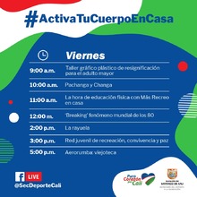 Activa tu cuerpo en casa