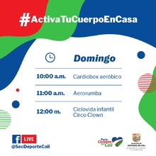 Activa tu cuerpo en casa